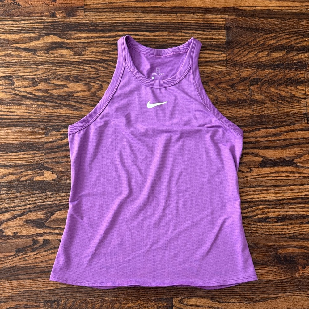 Nike athletic top dry fit purple small